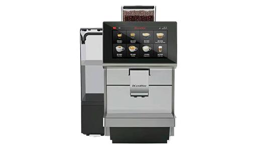 一款適宜辦公室、酒店、餐廳、用餐區(qū)的商用全自動咖啡機：咖博士F12咖啡機